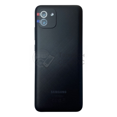 Замена задней панели Samsung A035 galaxy A03 (black) (GH81-21784A) (фото)