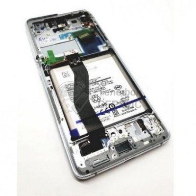 Замена дисплея Samsung G998 galaxy S21 ultra (silver) (GH82-24925B) (фото)