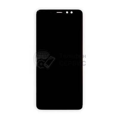 Замена дисплея Samsung A730F galaxy A8+ (2018) (Black) (GH97-21534A) (фото)